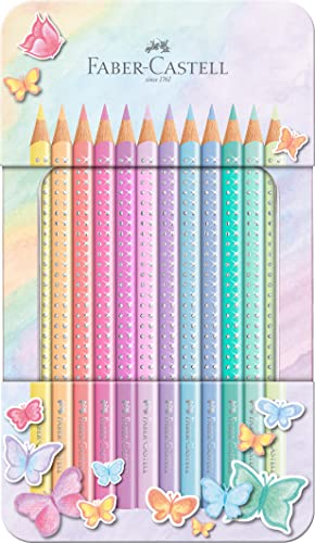 Faber-Castell 201910 - Buntstifte Sparkle Pastell, 12er Metalletui im Sale